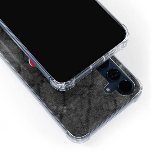 NBA Houston Rockets Dark Rust Galaxy A35 5G Clear Case